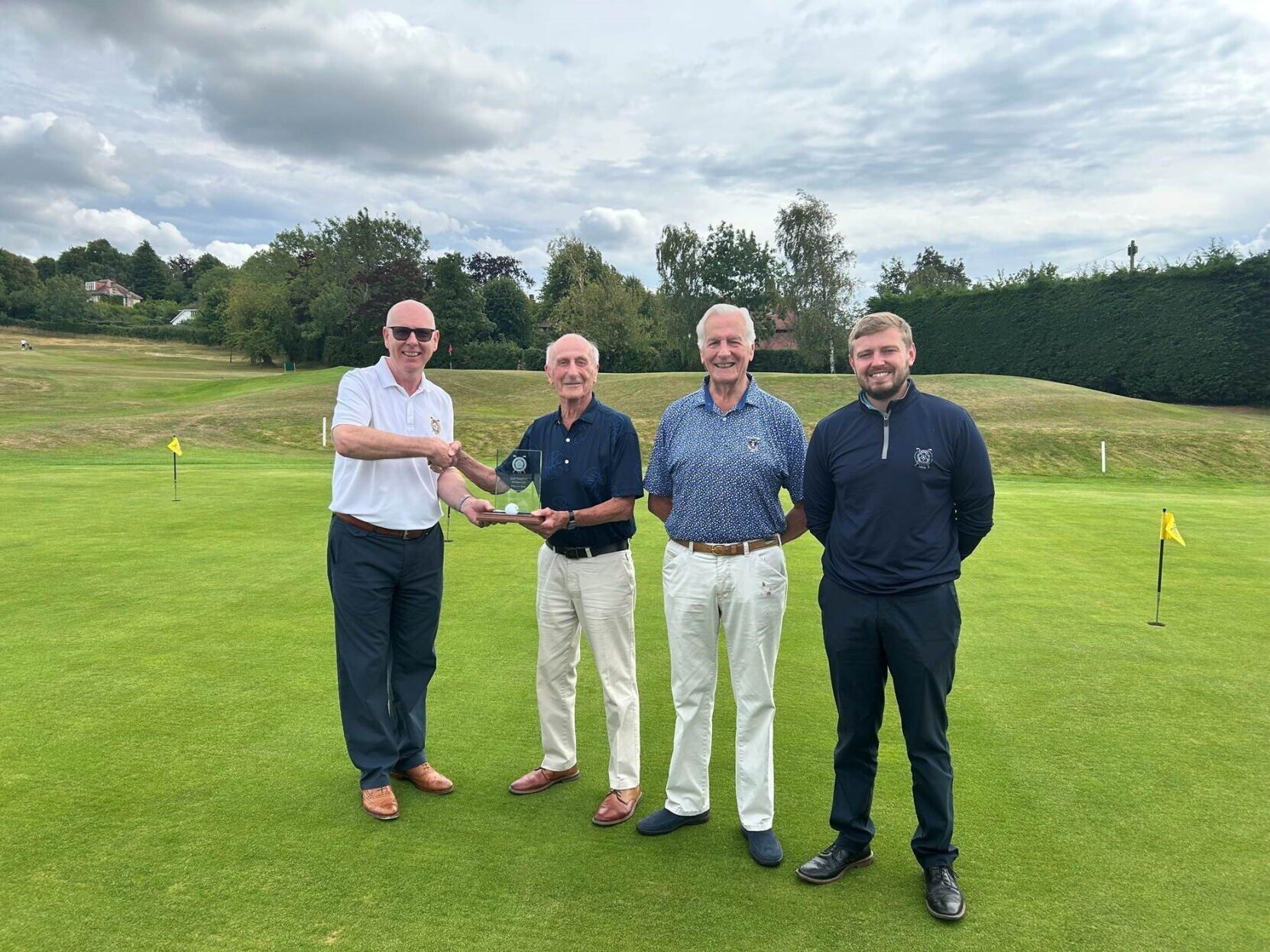 Great-grandad could be the oldest golfer in UK to get a hole-in-one- aged 93